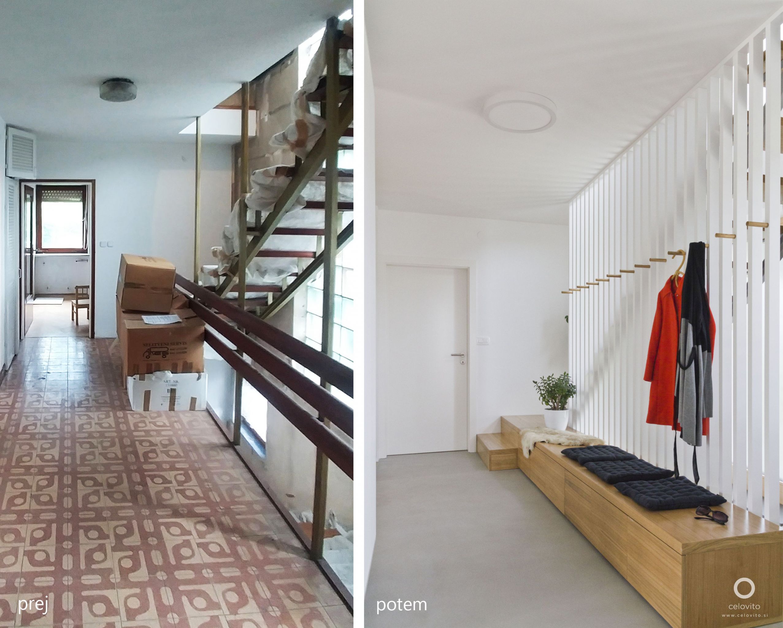 hodnik prej – potem